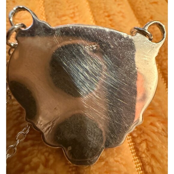 Galaxy Opal Pendant Necklace With Sterling Silver 17" Chain - Picture 3 of 3